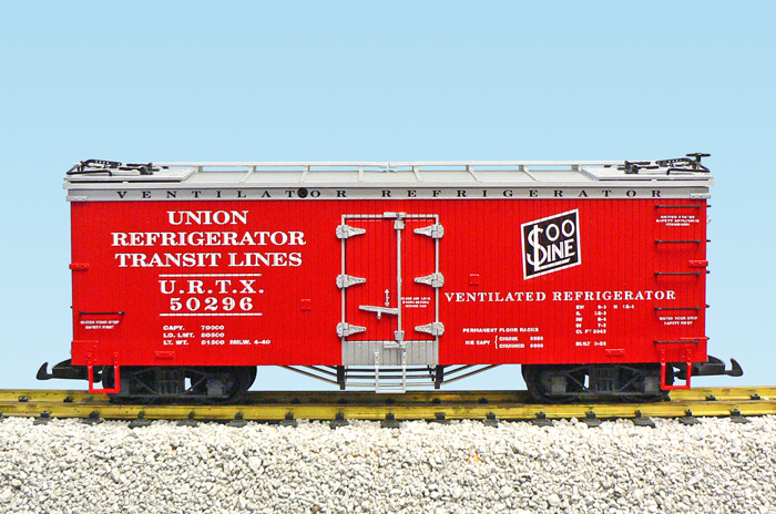 SOO LINE REEFER CAR #50296 RED/SILVER
