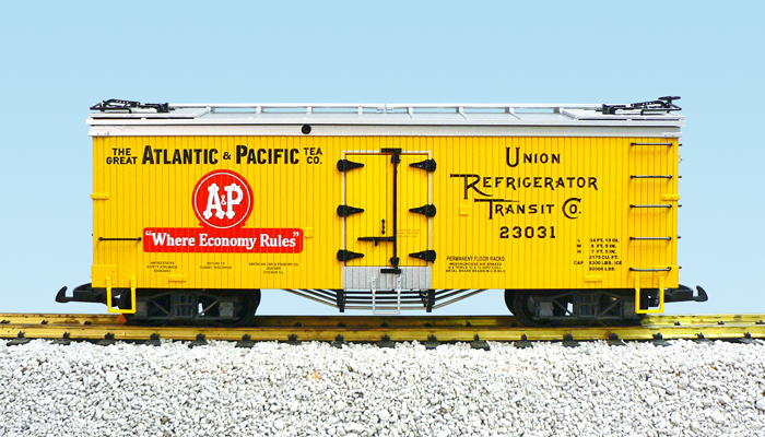 A&P REEFER CAR #23031 YELLOW/SILVER