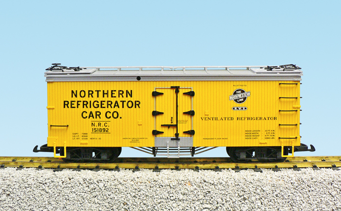 NORTHERN REEFER CAR #151892 YELLOW/SILVER