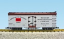 GREEN BAY & WESTERN REEFER CAR #9100 GRAY/RED