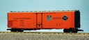PACIFIC FRUIT EXPRESS SP/UP 50' REEFER ORANGE/BROWN/SLIVER