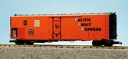 PACIFIC FRUIT EXPRESS SPFE 50' REEFER CAR ORANGE