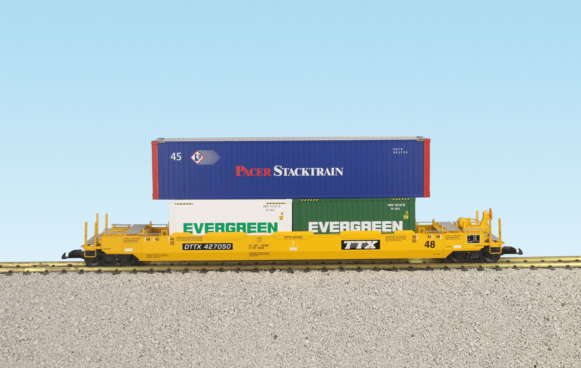 TTX INTERMODAL CAR W/CONTAINERS #1