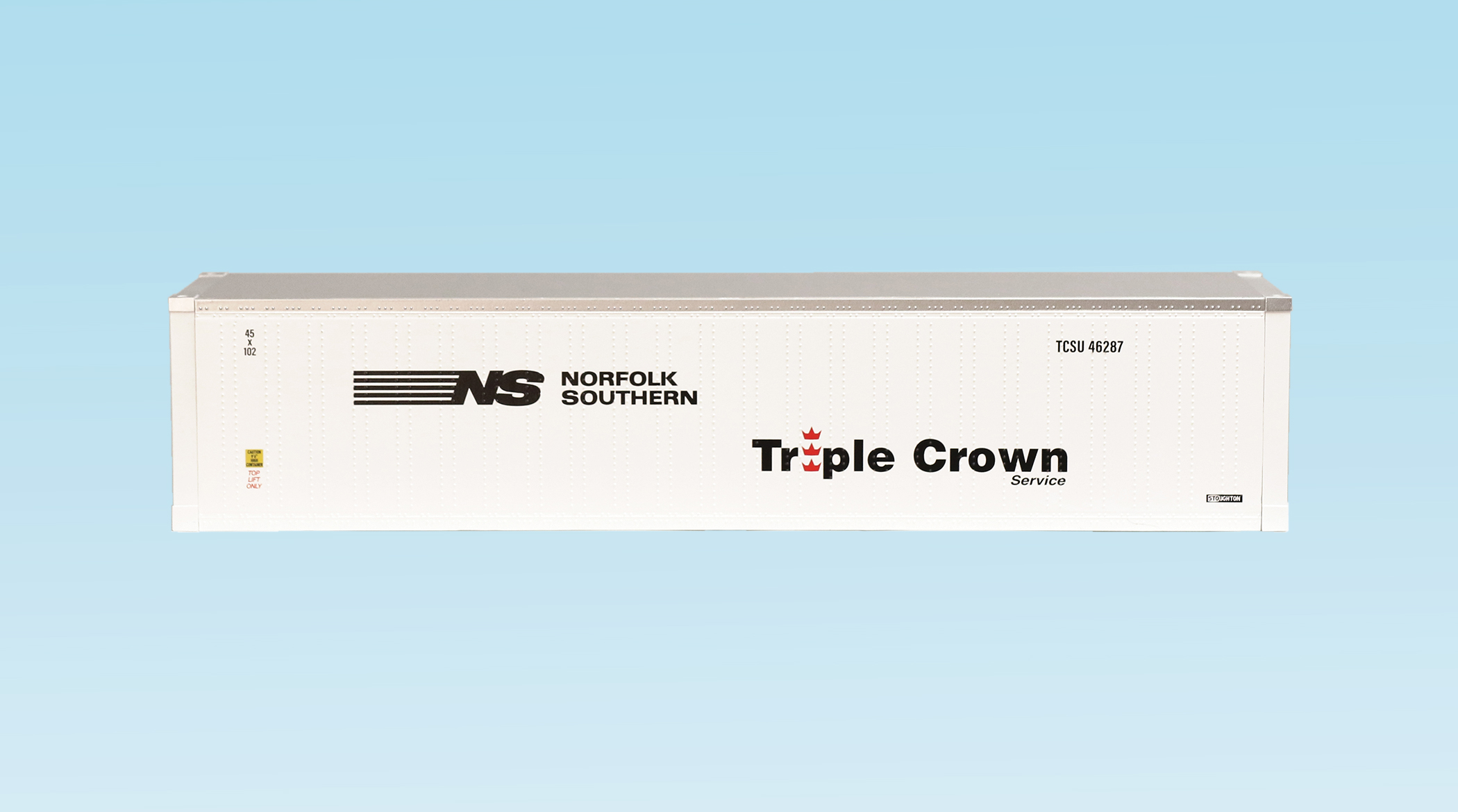 NS TRIPLE CROWN 45 CONTAINER SMOOTH SIDES