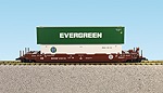 BNSF CIRCLE LOGO INTERMODAL CAR W/CONTAINER #3