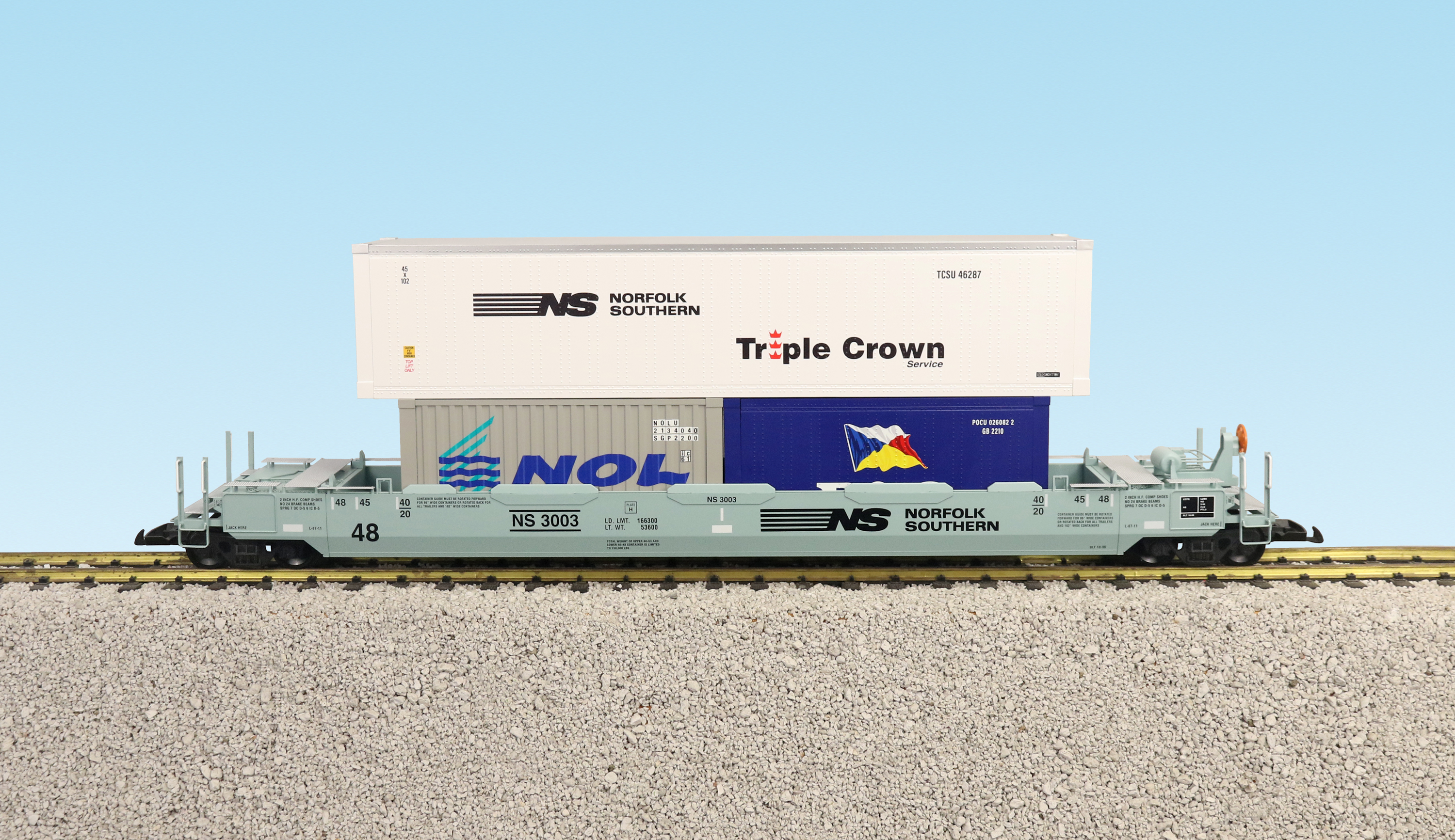 NS INTERMODAL CAR W/CONTAINERS #1