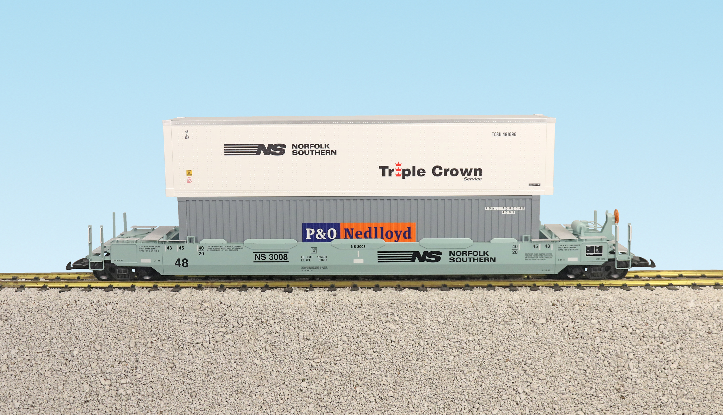 NS INTERMODAL CAR W/CONTAINERS #3
