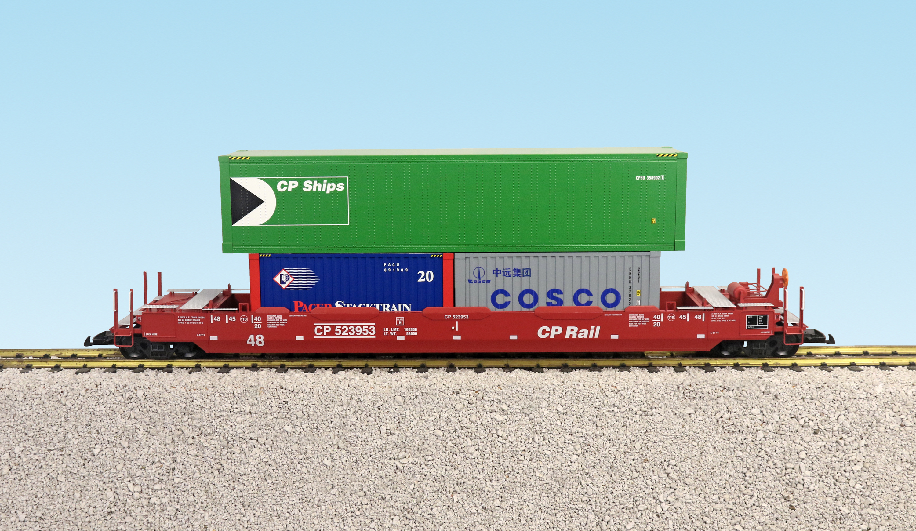 CP INTERMODAL CAR W/CONTAINERS #1