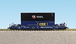 CSX INTERMODAL CAR W/CONTAINERS #2
