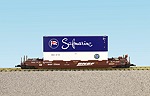 BNSF SPEED LOGO INTERMODAL CAR W/CONTAINERS #2