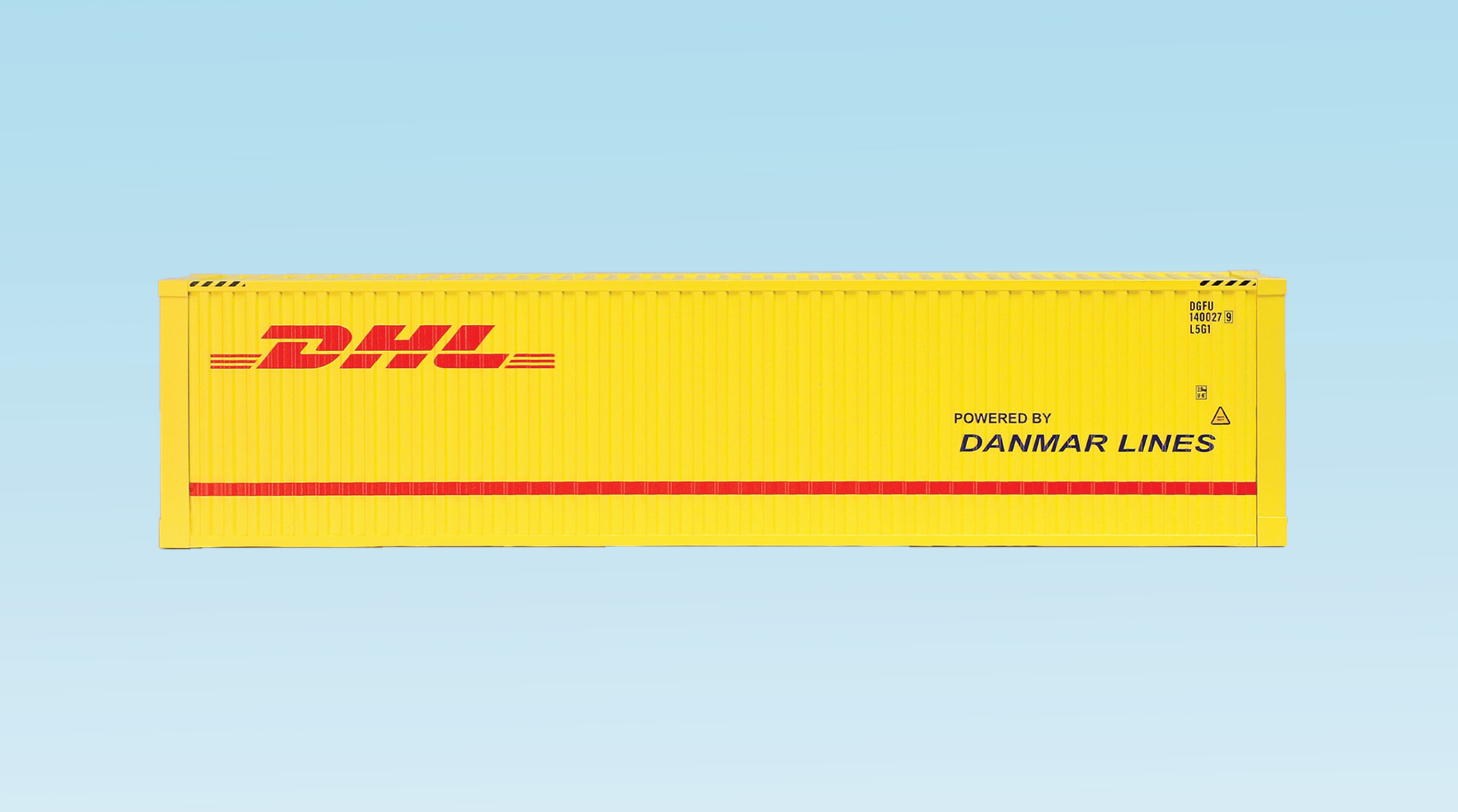 DHL 40 CONTAINER CORRUGATED SIDES
