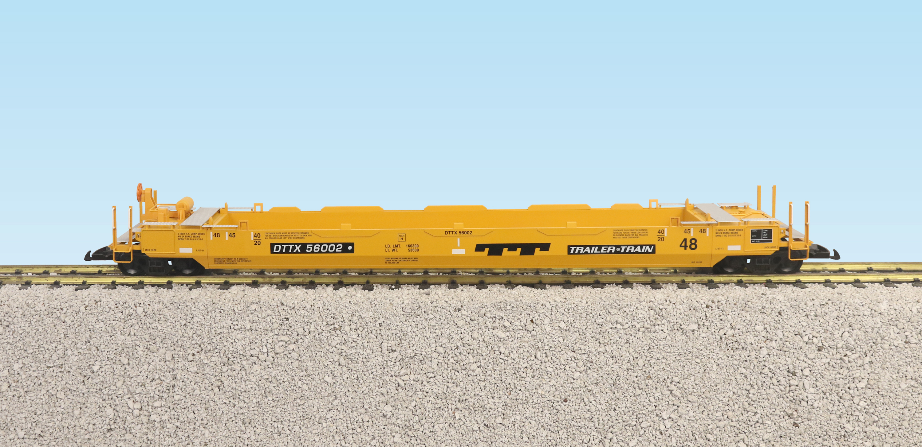 TRAILER TRAIN INTERMODAL CAR NO CONTAINERS