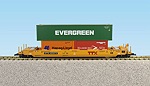TTX RED LOGO INTERMODAL CAR W/CONTAINERS #1
