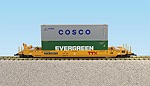 TTX RED LOGO INTERMODAL CAR W/CONTAINERS #2
