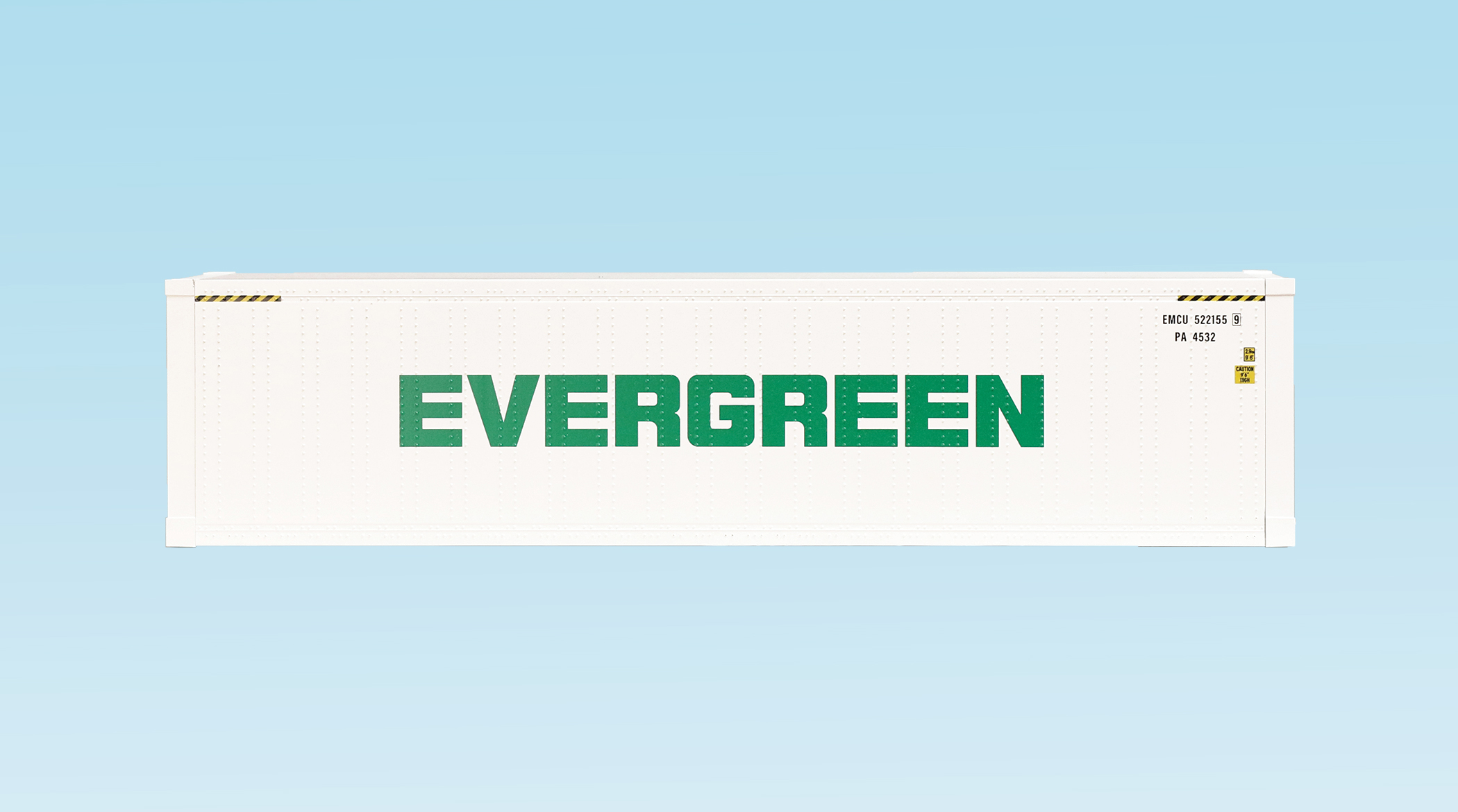 EVERGREEN 40 CONTAINER WHITE SMOOTH SIDES