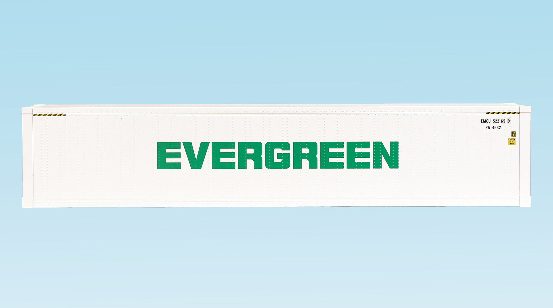 EVERGREEN 48 CONTAINER WHITE SMOOTH SIDES