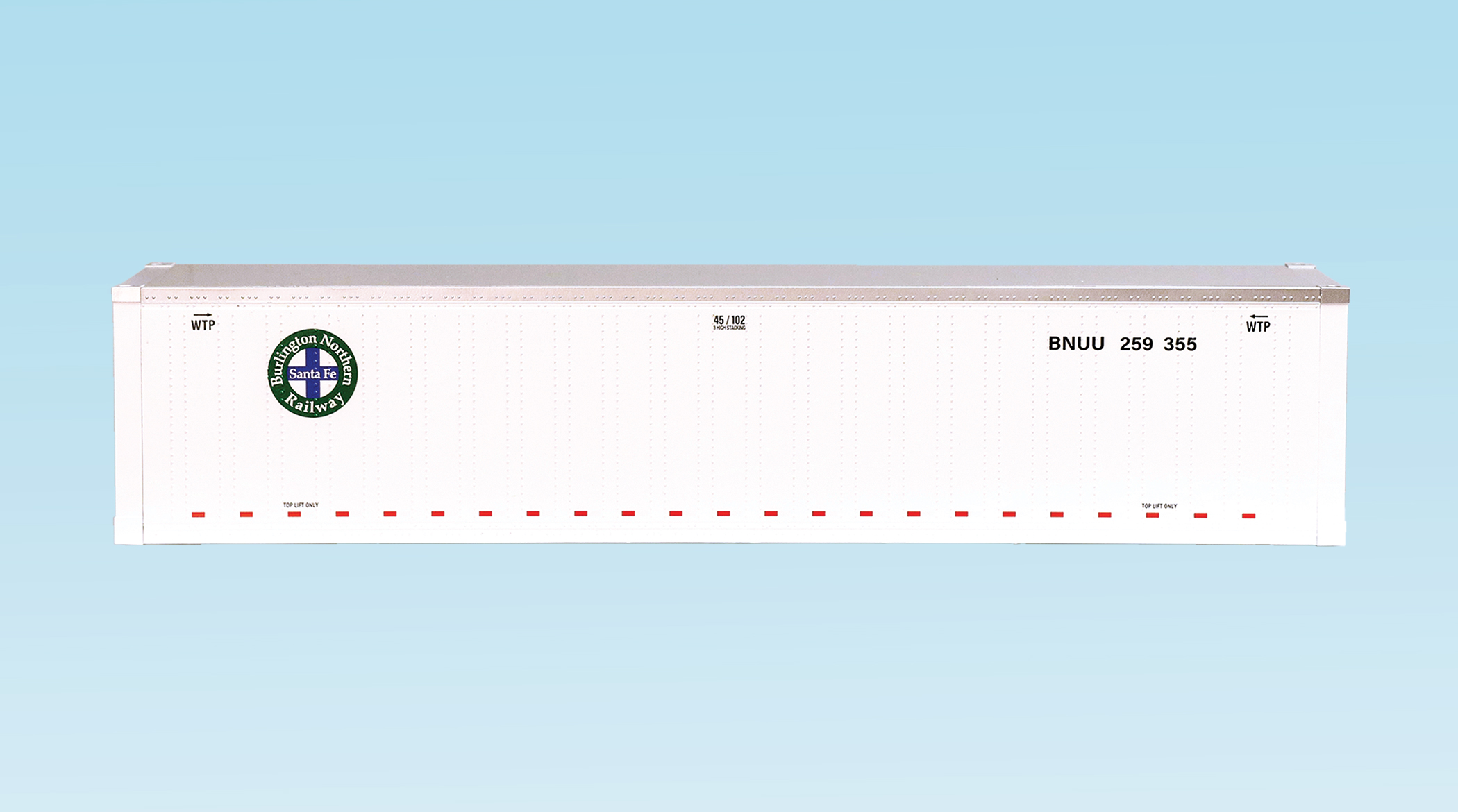 BNSF 45 CONTAINER SMOOTH SIDES