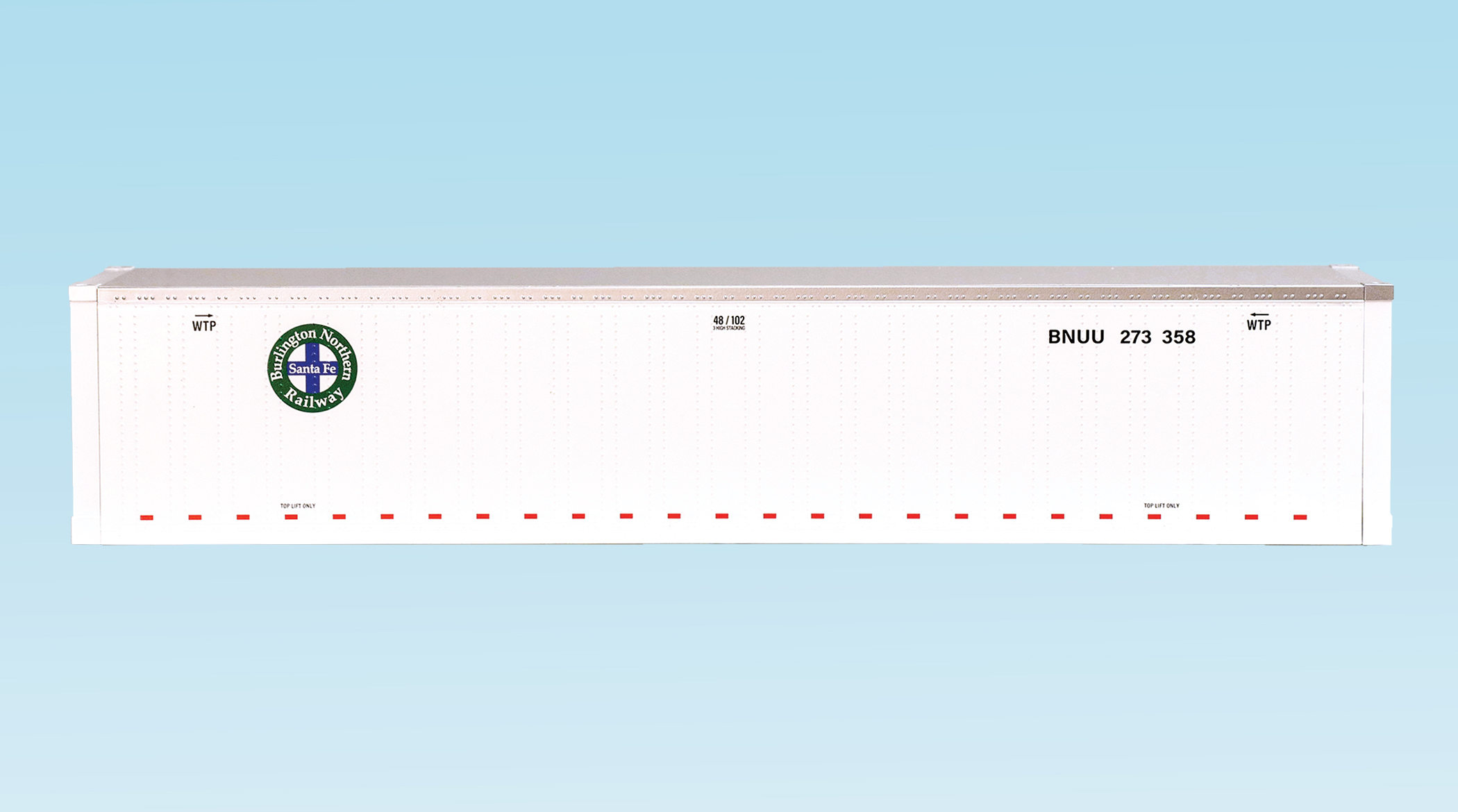 BNSF 48 CONTAINER SMOOTH SIDES