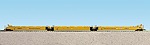 UNION PACIFIC INTERMODAL 3 UNIT SET NO CONTAINERS