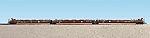 BNSF CIRCLE LOGO INTERMODAL 3 UNIT SET NO CONTAINERS