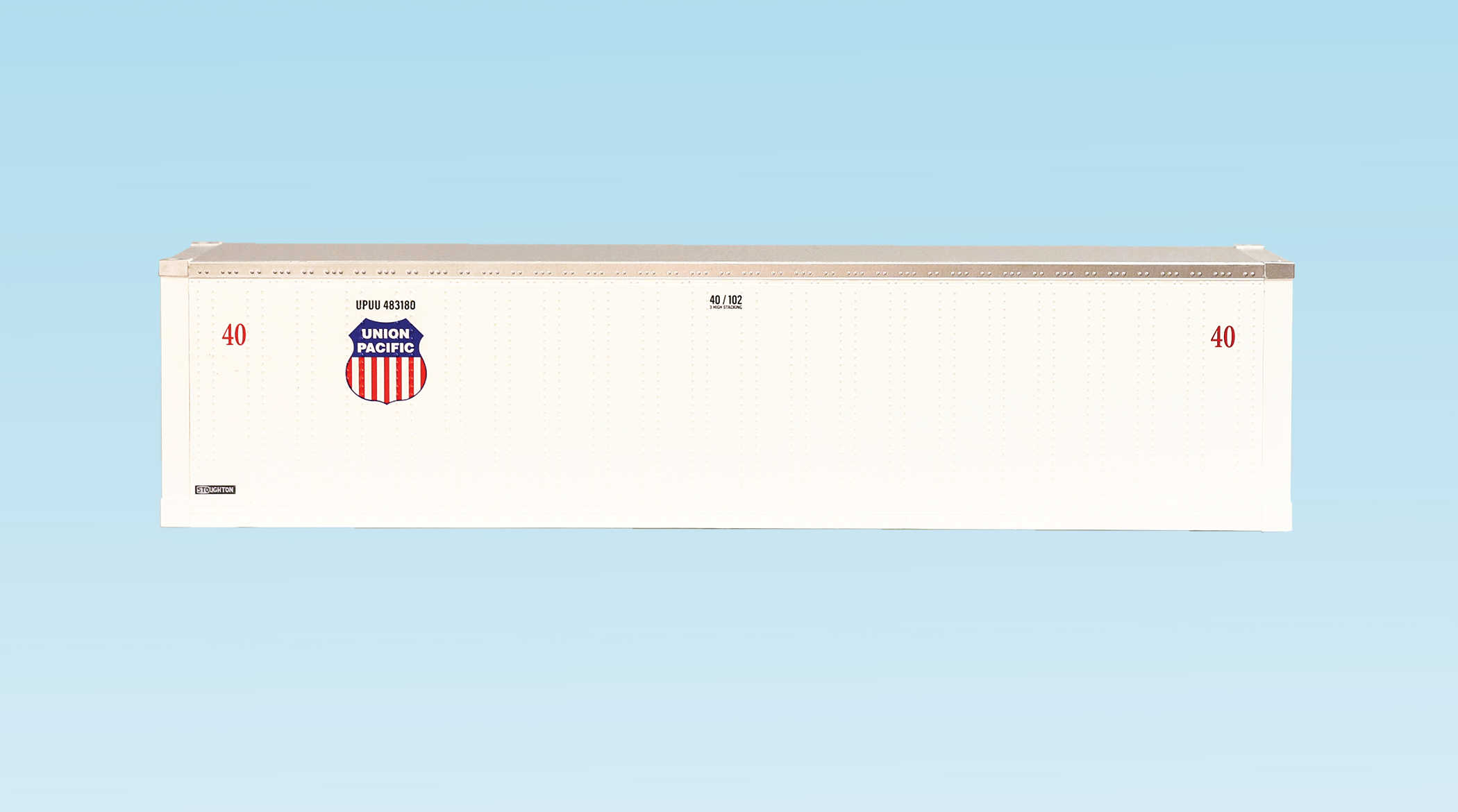 UNION PACIFIC 40 CONTAINER SMOOTH SIDES