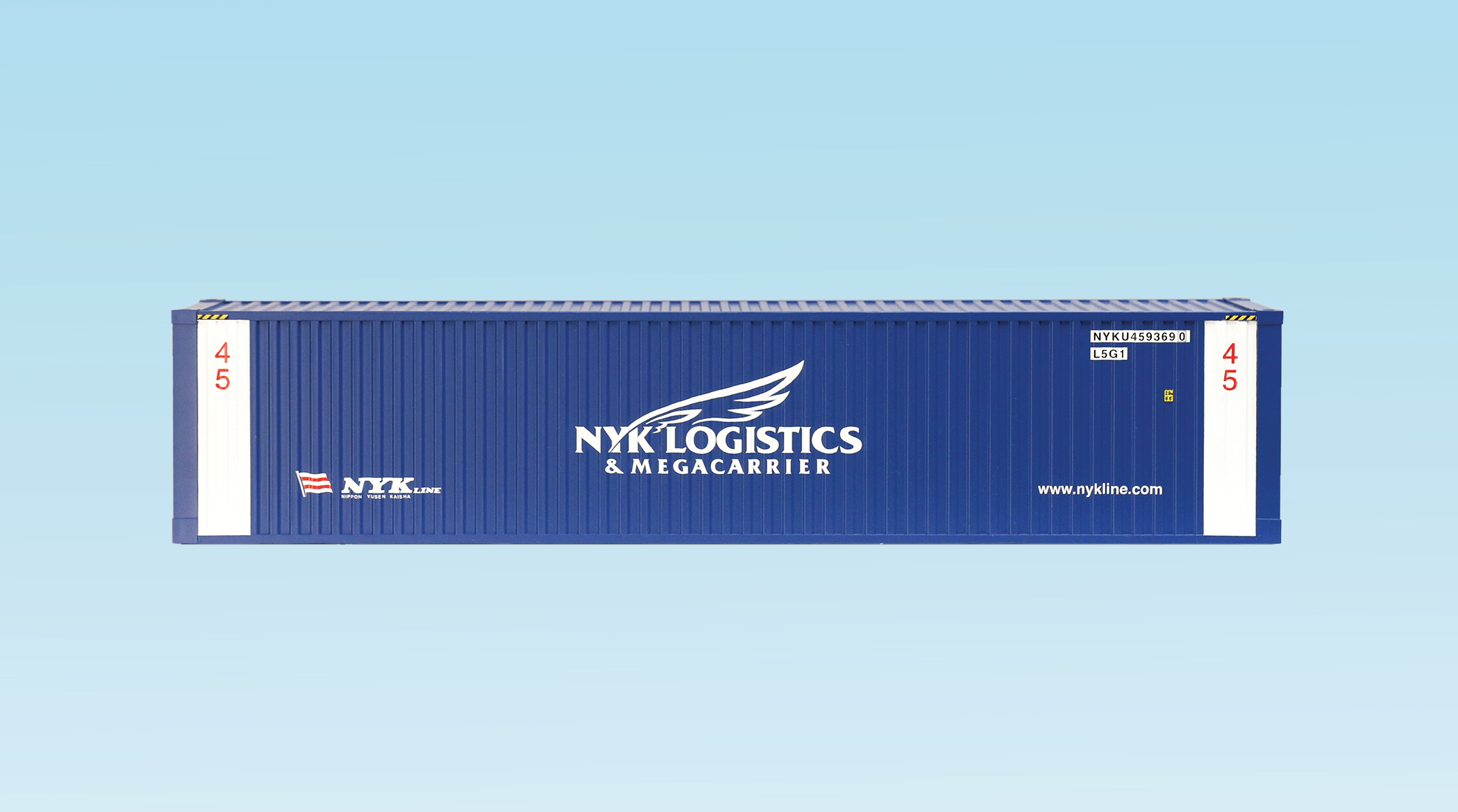 NYK 45 CONTAINER CORRUGATED SIDES