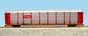 CANADIAN PACIFIC BI-LEVEL AUTO CARRIER RED/BLACK