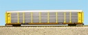 C&NW BI-LEVEL AUTO CARRIER YELLOW