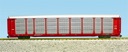 SOO LINE BI-LEVEL AUTO CARRIER RED