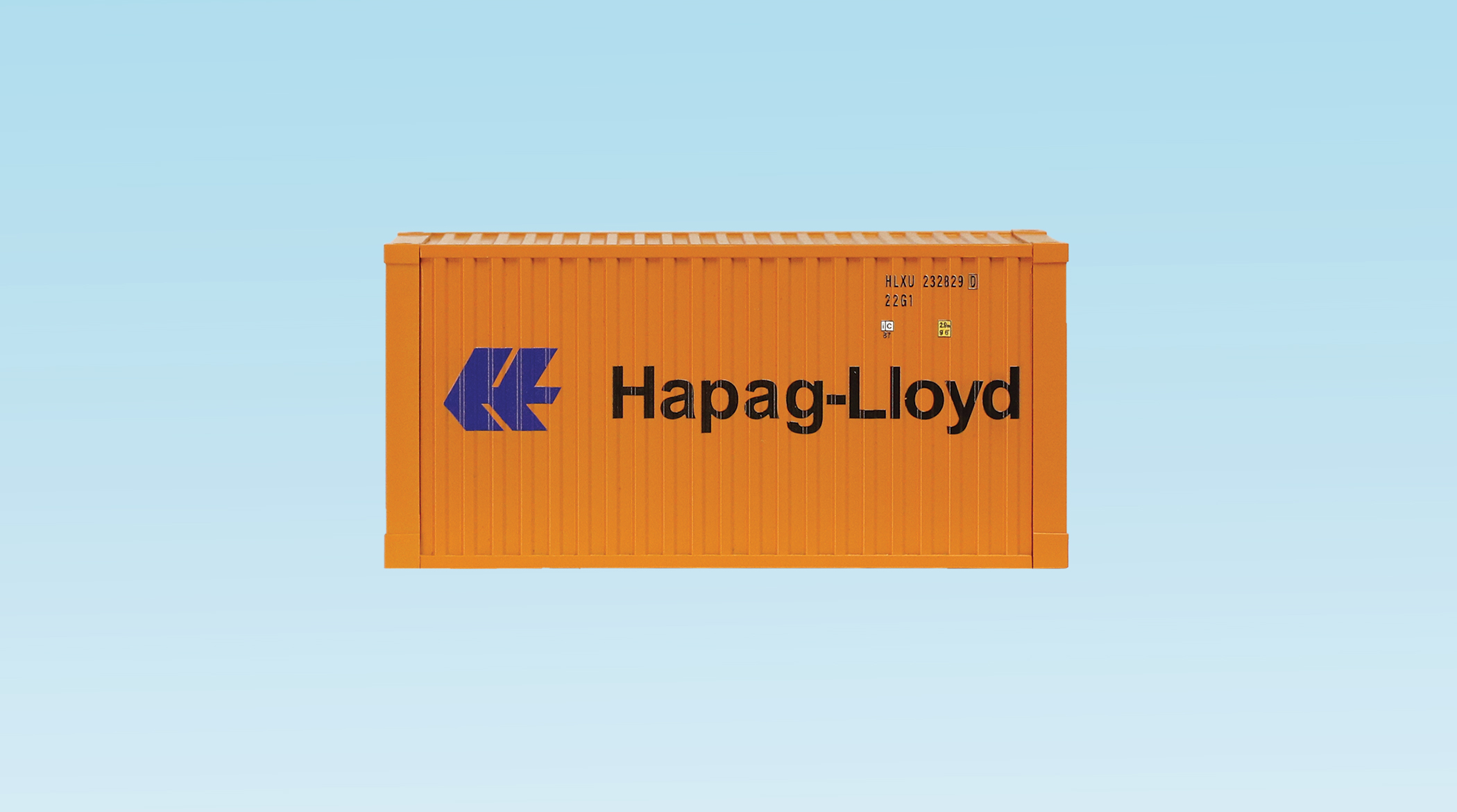 HAPAG-LLOYD 20 CONTAINER CORRUGATED SIDES
