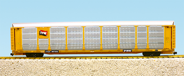 TFM BI-LEVEL AUTO CARRIER YELLOW