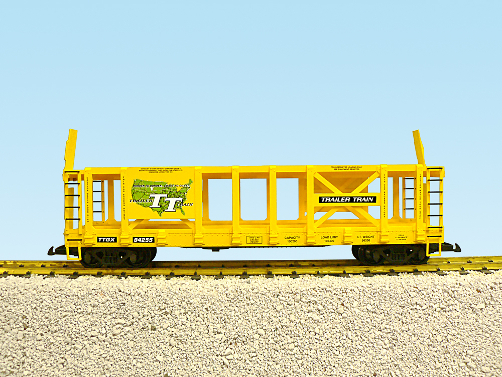 TRAILER TRAIN TWO-TIER AUTO CARRIER FLATCAR