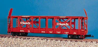 SANTA FE TWO-TIER AUTO CARRIER FLATCAR