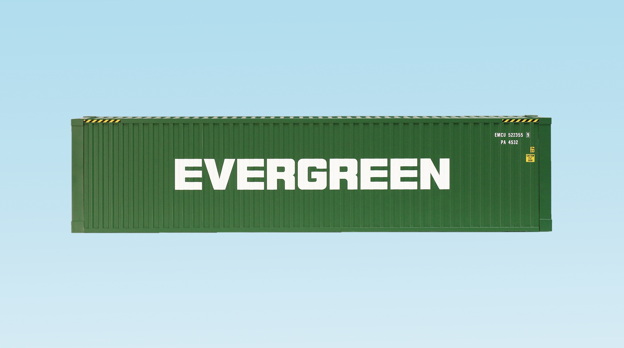 EVERGREEN 40 CONTAINER CORRUGATED SIDES GREEN