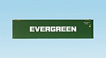 EVERGREEN 40' CONTAINER CORRUGATED SIDES GREEN