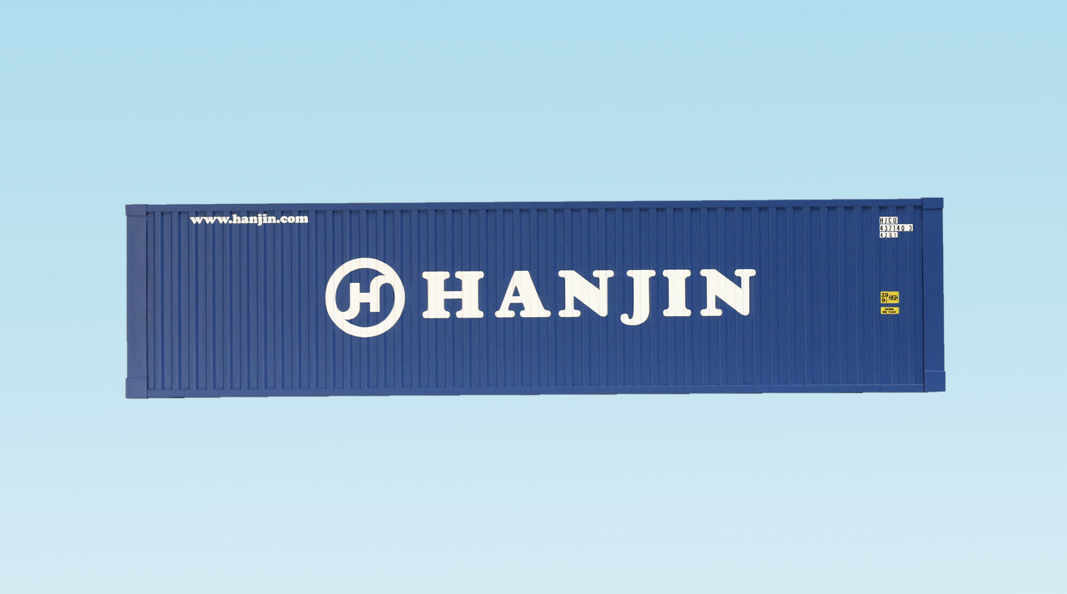 HANJIN 40 CONTAINER CORRUGATED SIDES