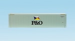P&O 40' CONTAINER SMOOTH SIDES BLUE