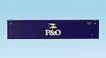 P&O 45' CONTAINER SMOOTH SIDES BLUE