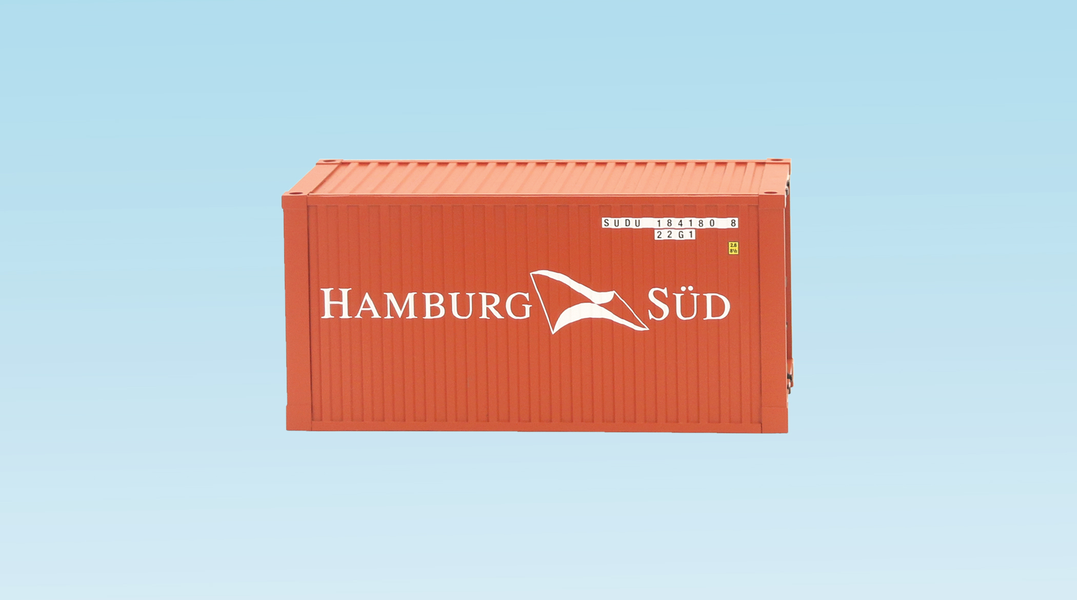 HAMBURG SUD 20 CONTAINER CORRUGATED SIDES