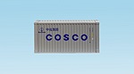 COSCO 20' CONTAINER CORRUGATED SIDES