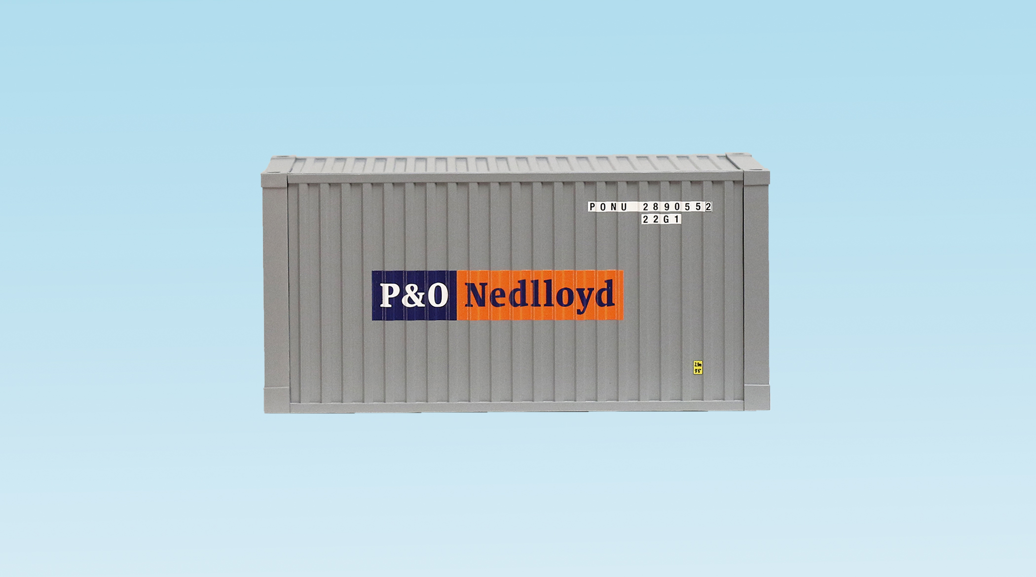 P&O NEDLLOYD 20 CONTAINER CORRUGATED SIDES