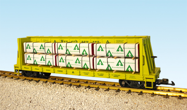 WEYERHAEUSER CENTER I-BEAM FLAT CAR