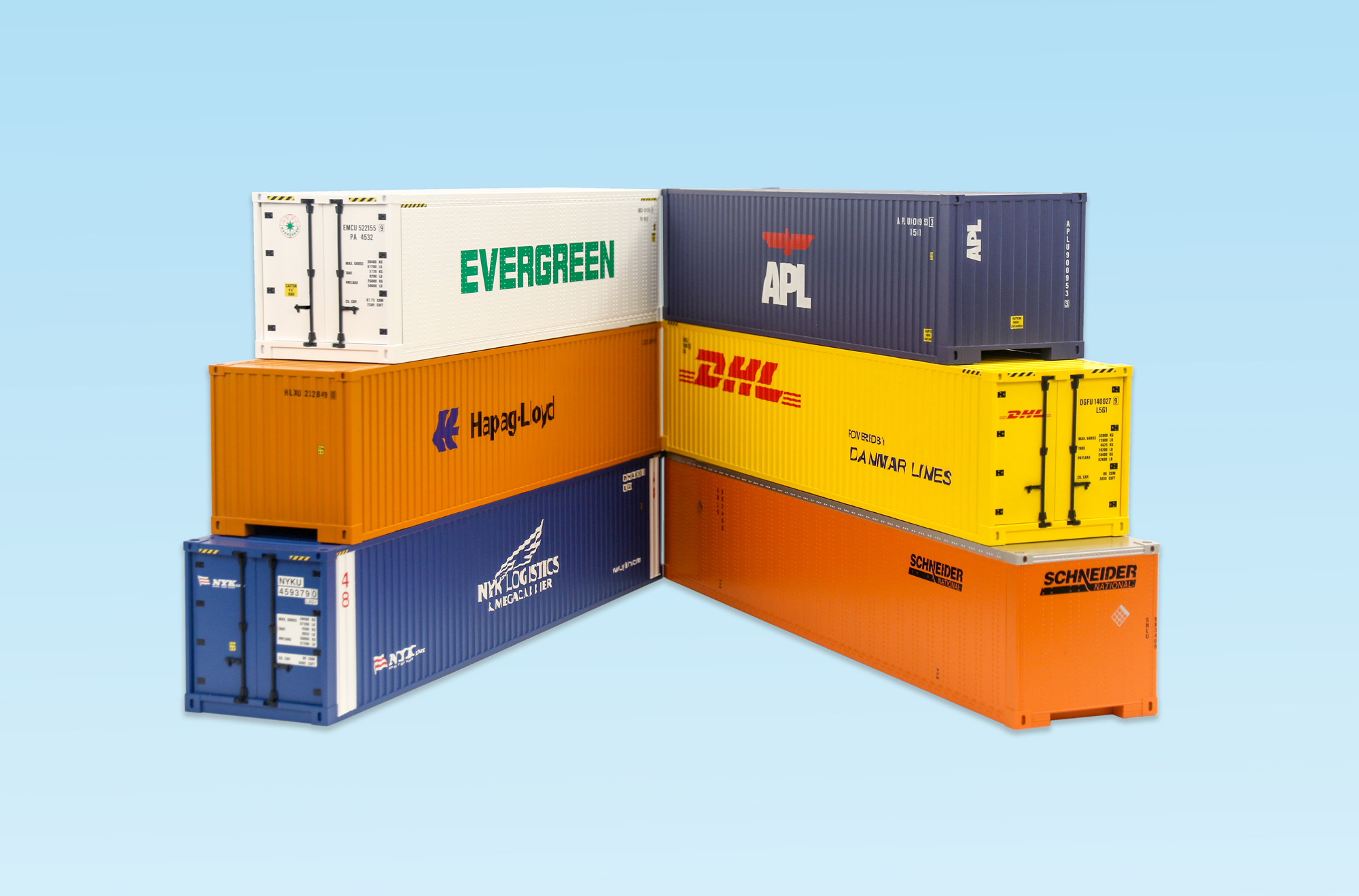 6 PACK CONTAINER SET #1