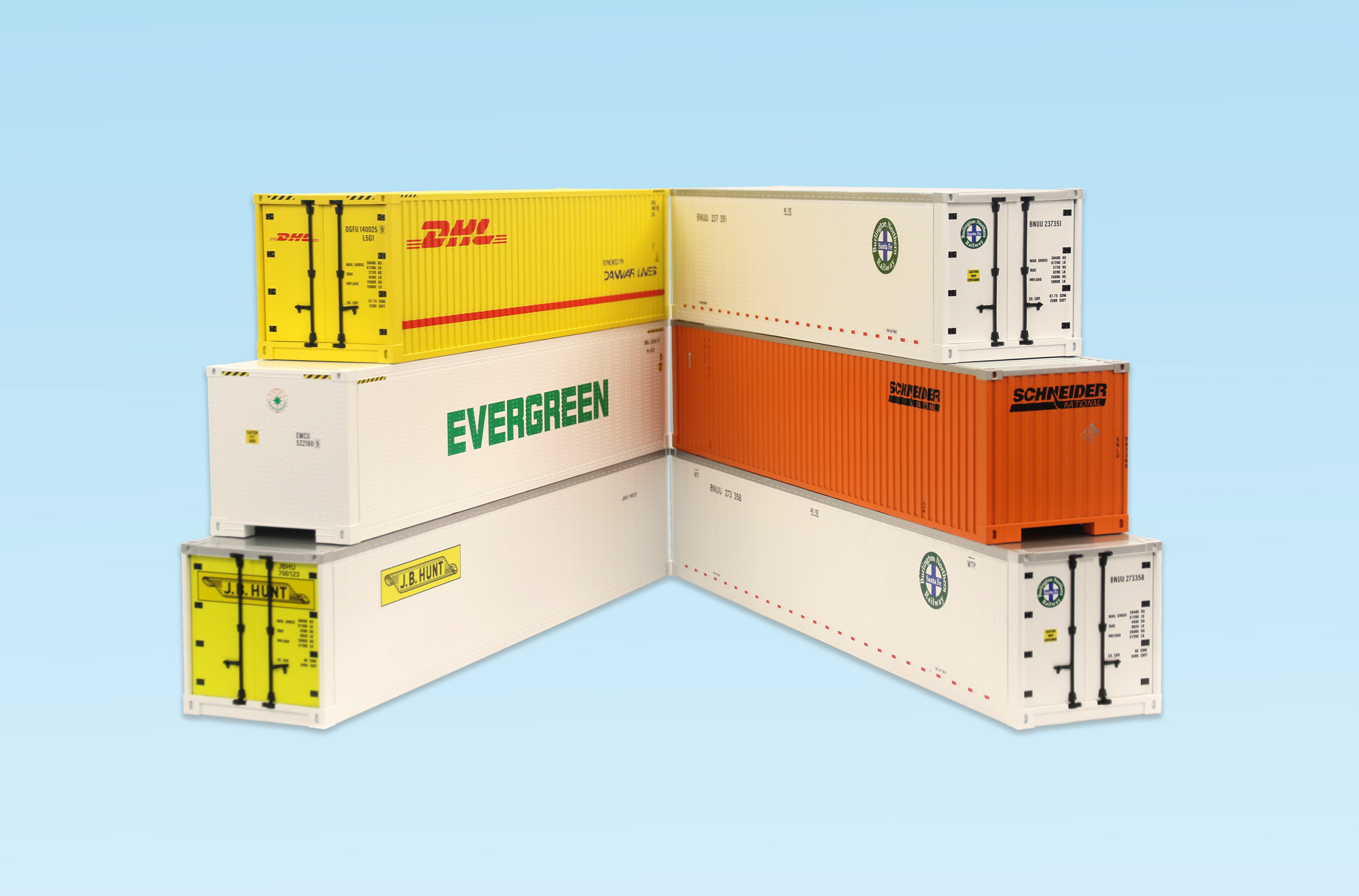 6 PACK CONTAINER SET #2