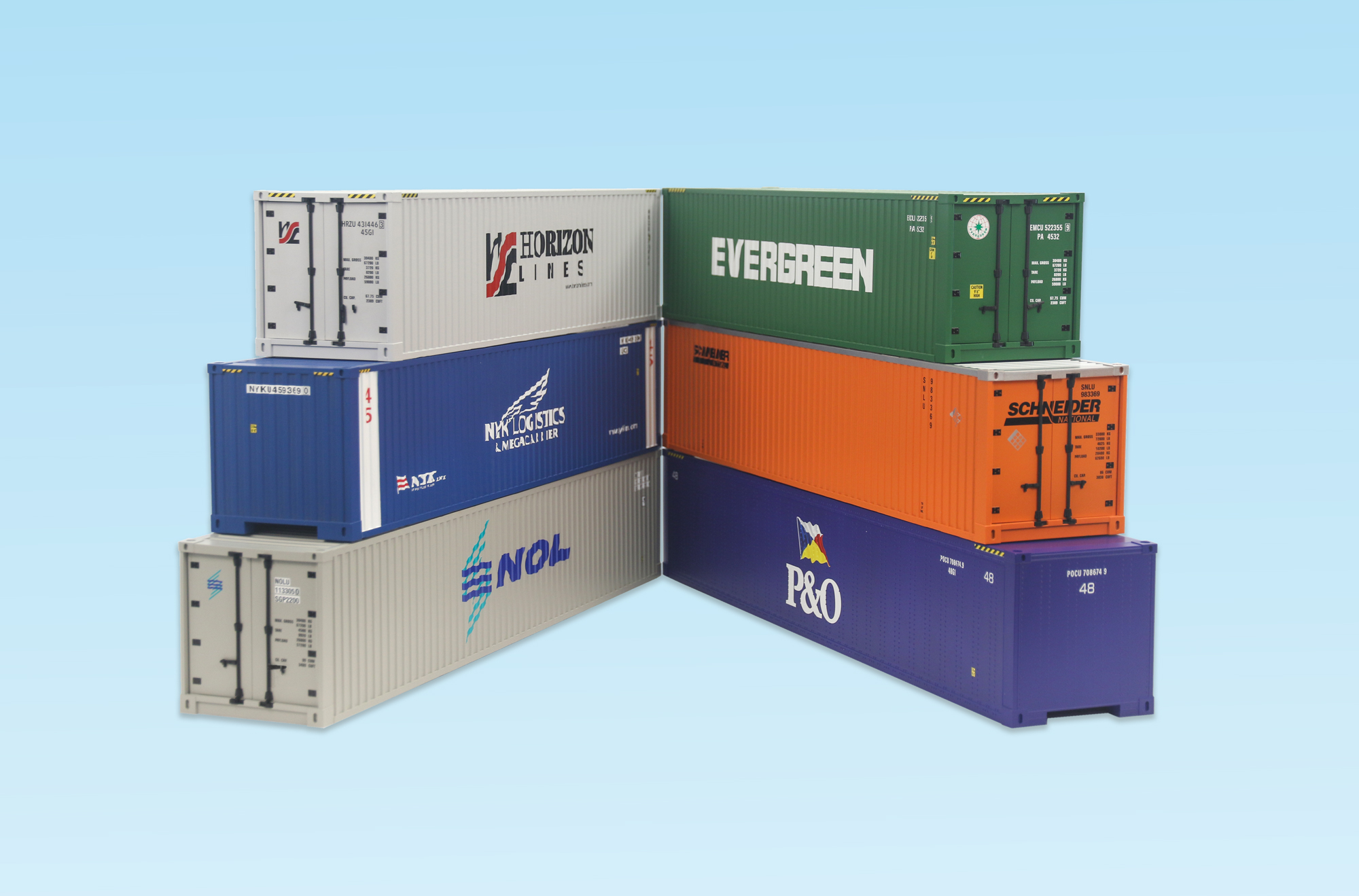 6 PACK CONTAINER SET #4