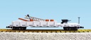 D&RGW WORK FLAT CAR W/LOAD