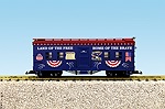 PATRIOTIC BUNK CAR BLUE/RED