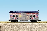 PATRIOTIC BUNK CAR SILVER/BLUE