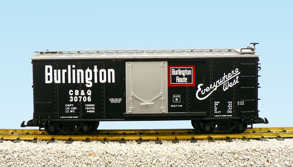 R19043C - BURLINGTON STEEL BOXCAR #30708