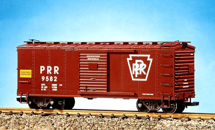 PENNSYLVANIA STEEL BOX CAR #9582 TUSCAN